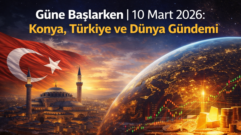 10 Mart sabahı Konya’da hava parçalı bulutlu. Türkiye ve dünyada