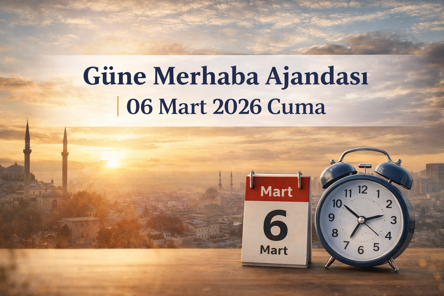 Türkiye, 06 Mart 2026 Cuma gününe siyaset, ekonomi, dış politika