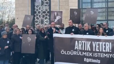 CHP Konya Milletvekili Barış Bektaş, Eğitim-İş Genel Başkanı Kadem Özbay,