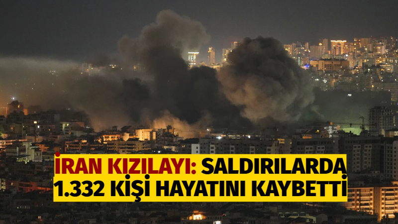 İran Kızılayı, ABD-İsrail saldırılarında hayatını kaybedenlerin sayısının 1.332’ye yükseldiğini açıkladı.