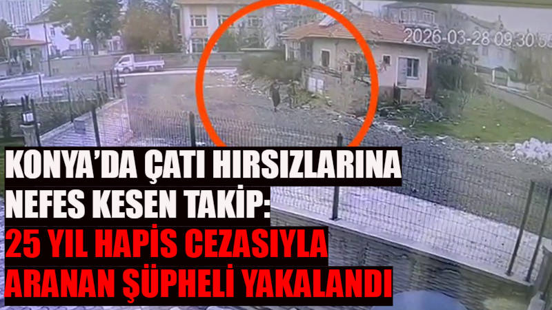 Konya’nın Meram ilçesinde iki ayrı evin çatısından güneş enerjisi sistemlerinin