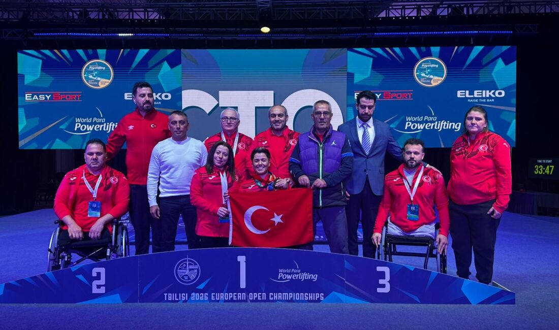 Meram Belediyespor’un milli para halter sporcusu Besra Duman, Gürcistan’da düzenlenen
