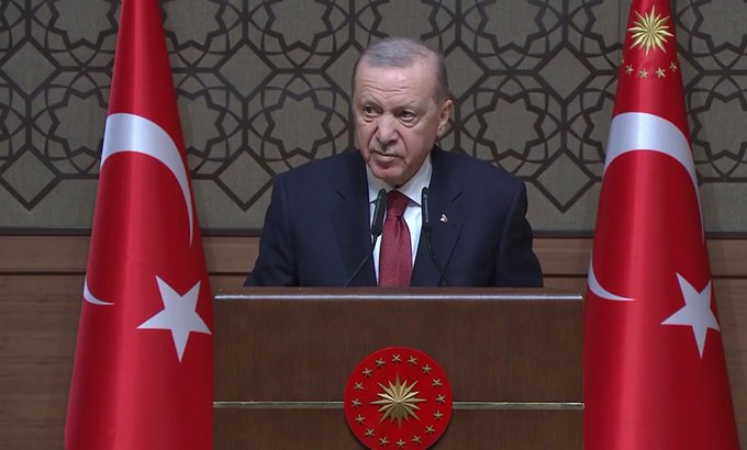 Cumhurbaşkanı Recep Tayyip Erdoğan, Cumhurbaşkanlığı Külliyesi’nde düzenlenen “5G ile İletişimde