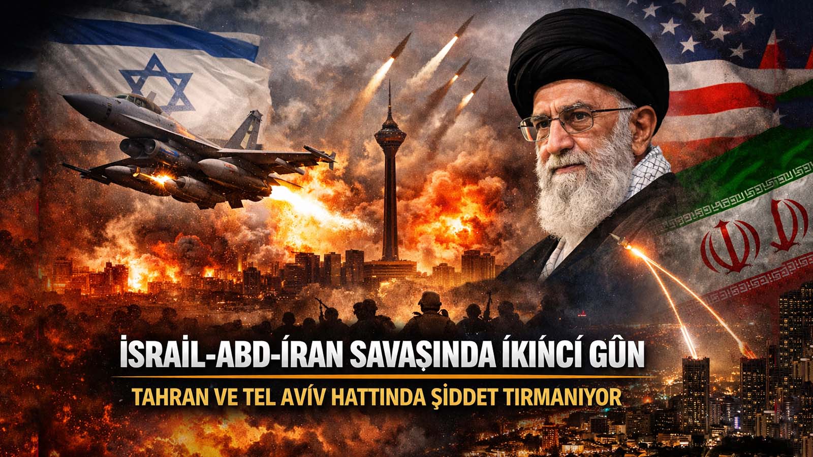 İsrail ordusu “Tahran’a saldırı başlattık” açıklaması yaparken, İran yönetimi misilleme