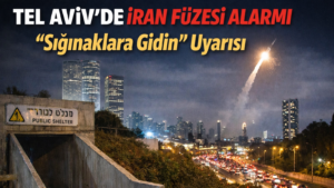 İsrail’in başkenti Tel Aviv’de İran kaynaklı füze tehdidine ilişkin uyarı