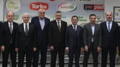 İçişleri Bakanı Mustafa Çiftçi, Çumra Şeker Fabrikası ziyaretinde üreticilerin sorunlarını