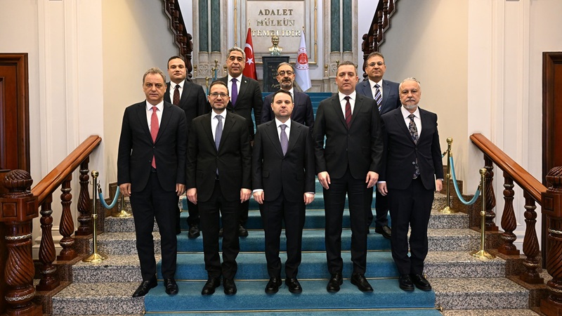 Adalet Bakanı Akın Gürlek, Türkiye Barolar Birliği Başkanı Erinç Sağkan