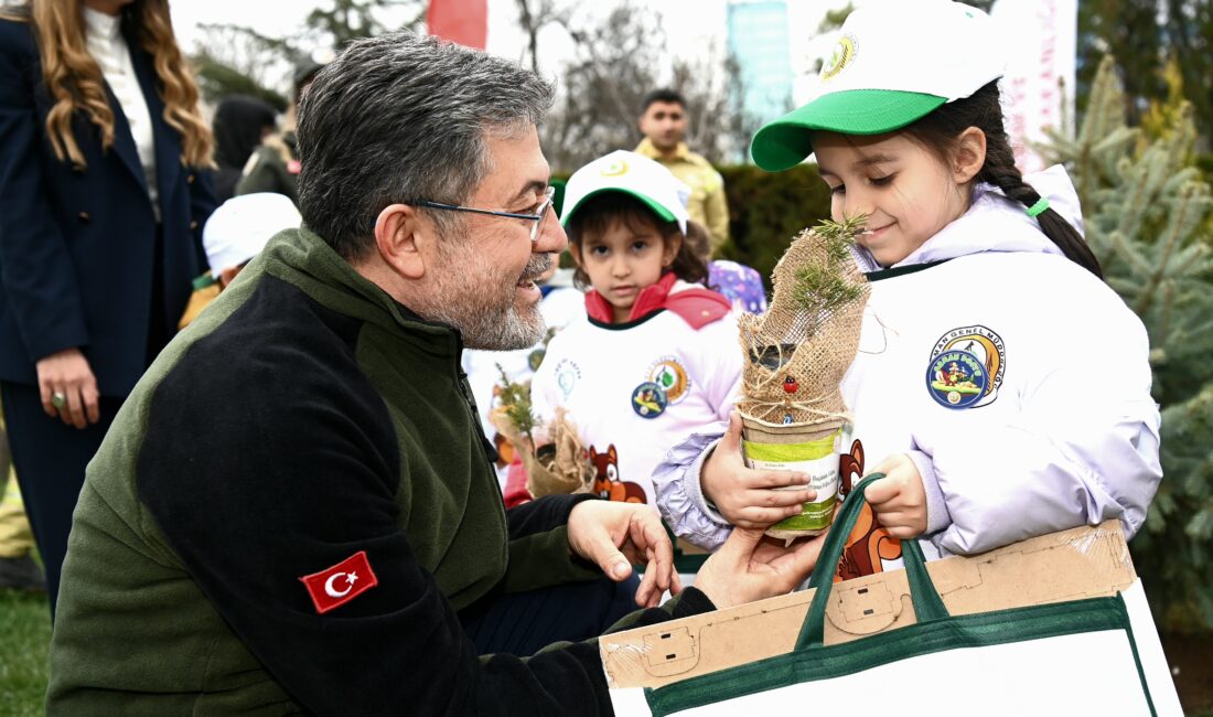 Tarım ve Orman Bakanı İbrahim Yumaklı, Orman Haftası dolayısıyla çocuklarla