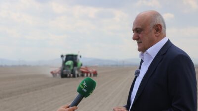 PANKOBİRLİK Genel Başkanı Ramazan Erkoyuncu, pancar ekim sezonunun başladığını duyururken,