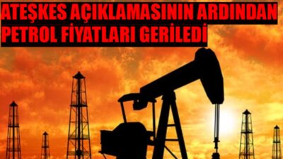 Orta Doğu’da ateşkes beklentisiyle Brent ve WTI petrolde sert düşüş