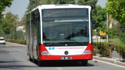 Konya Büyükşehir Belediyesi Afet Koordinasyon Merkezi (AKOM), toplu ulaşımda gerçekleştirilen