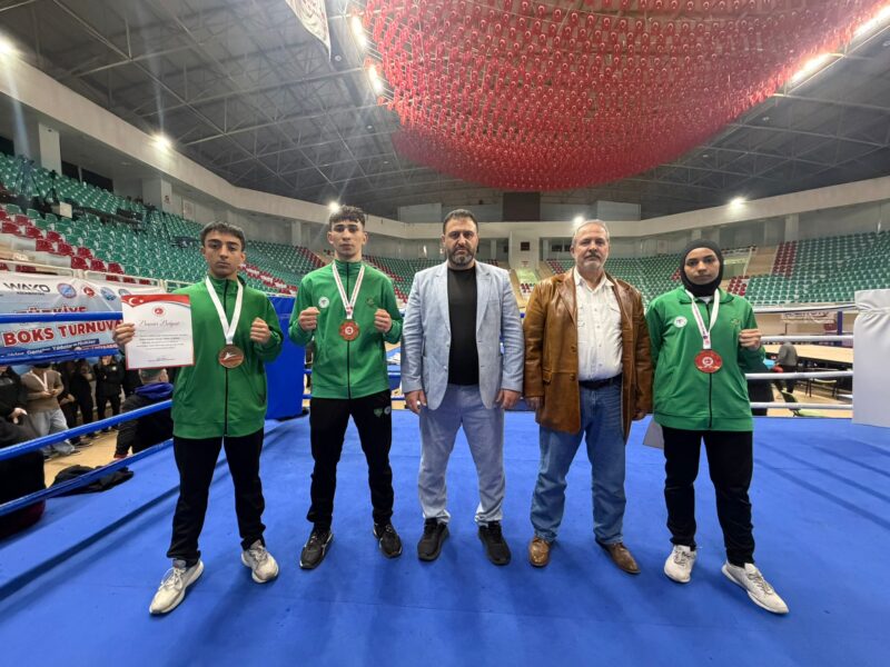 Meram Belediyespor sporcuları, Diyarbakır’da düzenlenen Türkiye Şampiyonası’nda iki şampiyonluk ve