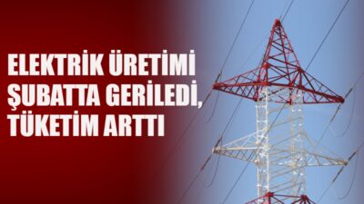 Türkiye’de elektrik üretimi şubatta yüzde 3,09 azalırken, tüketim ve abone