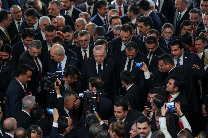23 Nisan resepsiyonunda konuşan Cumhurbaşkanı Recep Tayyip Erdoğan, CHP Genel