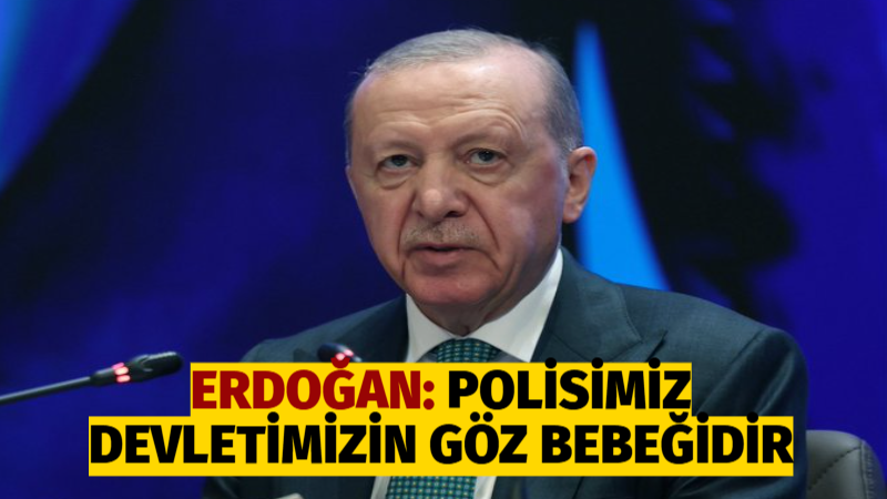 Cumhurbaşkanı Recep Tayyip Erdoğan, Türk Polis Teşkilatı’nın 181. kuruluş yıl