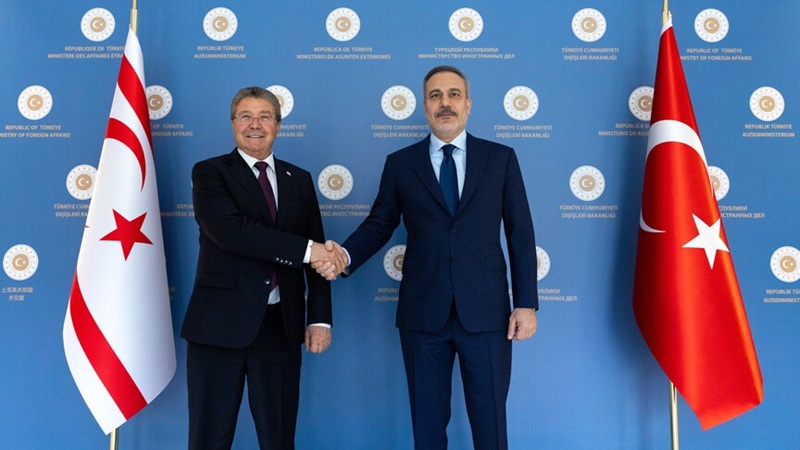 Türkiye Dışişleri Bakanı Hakan Fidan, Ankara'da Kuzey Kıbrıs Türk Cumhuriyeti