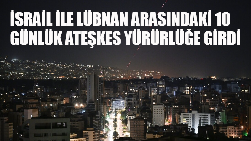 İsrail ile Lübnan arasında ABD Başkanı Donald Trump tarafından duyurulan