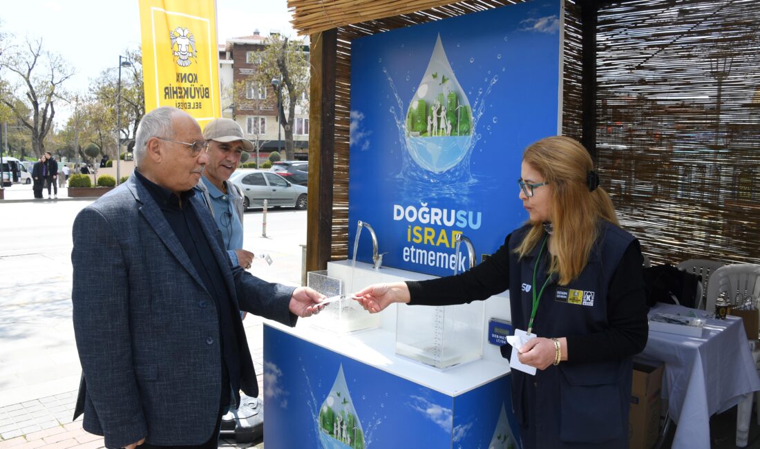 Konya Büyükşehir Belediyesi KOSKİ Genel Müdürlüğü, Tarım Haftası kapsamında Kültürpark’ta
