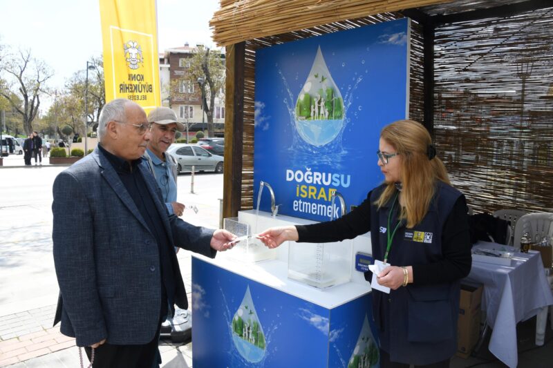 Konya Büyükşehir Belediyesi KOSKİ Genel Müdürlüğü, Tarım Haftası kapsamında Kültürpark’ta