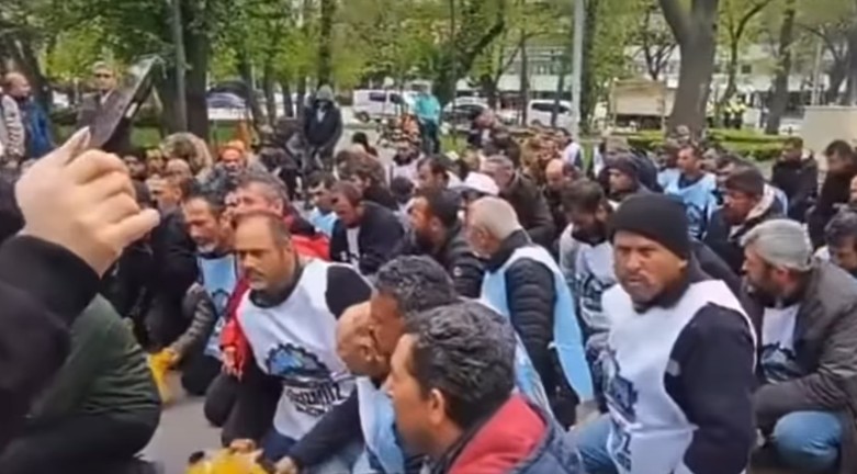 Çalışma ve Sosyal Güvenlik Bakanlığı, eylem yapan maden işçilerinin alacaklarının
