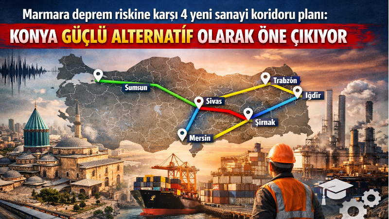 Marmara depremi riskine karşı sanayi yatırımlarını Anadolu’ya kaydırmayı planlayan yeni
