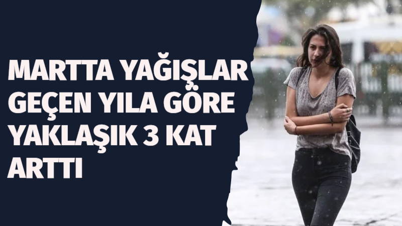 Meteoroloji verilerine göre mart ayında Türkiye genelinde yağışlar hem mevsim