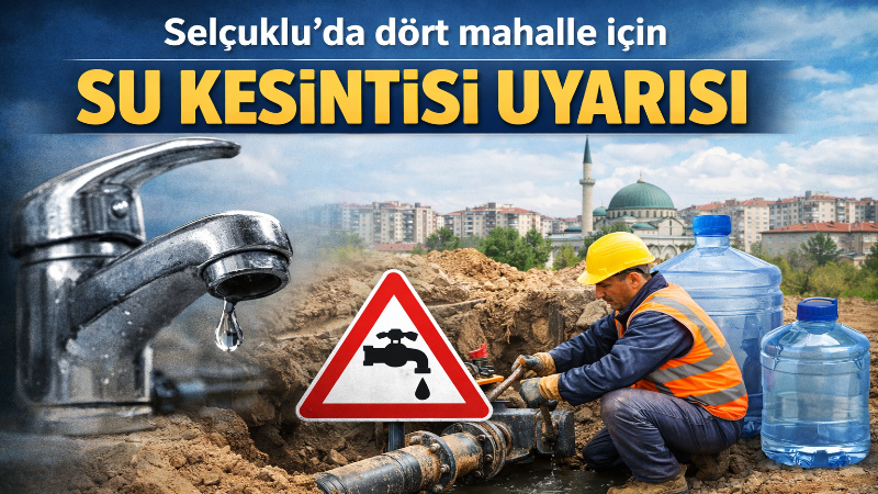 Konya AKOM, Selçuklu ilçesindeki Bedir, Aydınlık, Mehmet Akif ve Hüsamettin