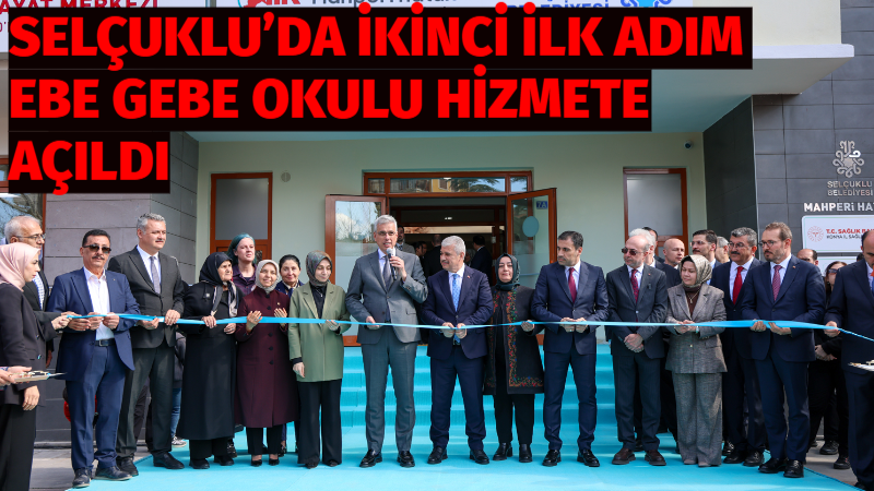 Selçuklu Belediyesi tarafından Mahperi Hatun Sosyal Tesisi’ne kazandırılan ikinci İlk