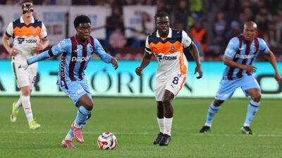 Trendyol Süper Lig’in 30. haftasında Trabzonspor, sahasında RAMS Başakşehir karşısında