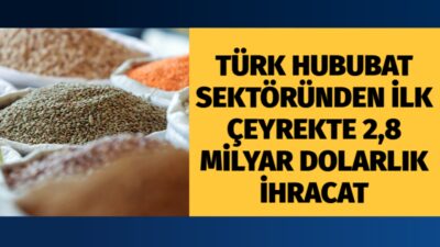 Türkiye’den yılın ilk üç ayında 205 ülke ve serbest bölgeye