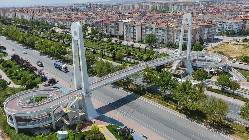 Konya’da Marsan Yaya Üst Geçidi çalışmaları nedeniyle Adana Çevre Yolu’nda