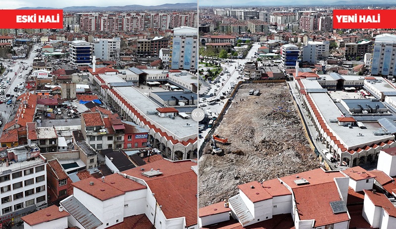 Başkan Altay, Tarihi Osmanlı Buğday Pazarı Çevresi Kentsel Dönüşüm Projesi