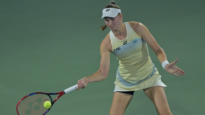 Roma Açık Tenis Turnuvası’nda 2 numaralı seribaşı Elena Rybakina, çeyrek