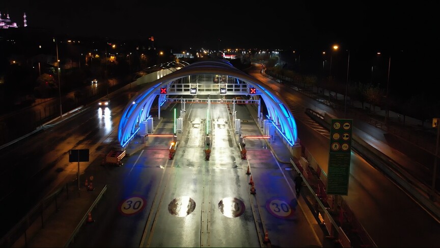 İstanbul’da Avrasya Tüneli, yol bakım çalışması nedeniyle 00.30-05.30 saatleri arasında