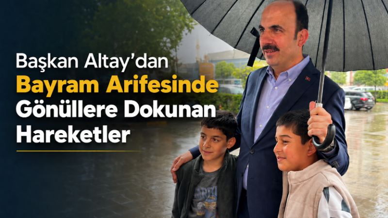 Konya Büyükşehir Belediye Başkanı Uğur İbrahim Altay, Kurban Bayramı öncesinde
