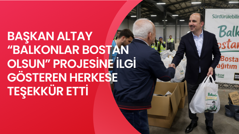 Konya Büyükşehir Belediyesi’nin şehirde doğayla iç içe yaşam kültürünü yaygınlaştırmak