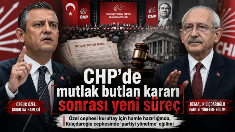 Ankara Bölge Adliye Mahkemesi’nin CHP’nin 38’inci Olağan Kurultayı’nı iptal etmesinin