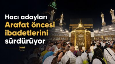 Kutsal topraklarda bulunan hacı adayları, Harem-i Şerif’te tavaf, sa’y, namaz