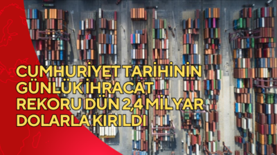 Ticaret Bakanı Ömer Bolat, dün yapılan 2 milyar 428 milyon