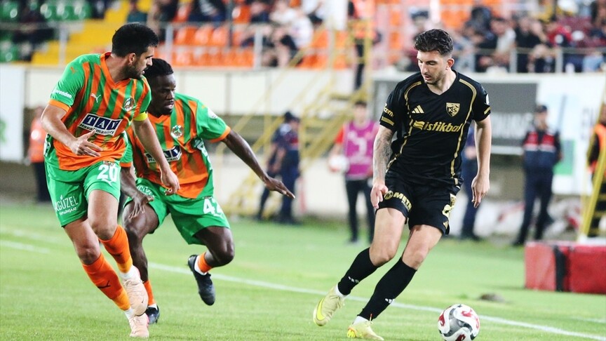 Trendyol Süper Lig’in 33. haftasında Zecorner Kayserispor, deplasmanda Corendon Alanyaspor’a