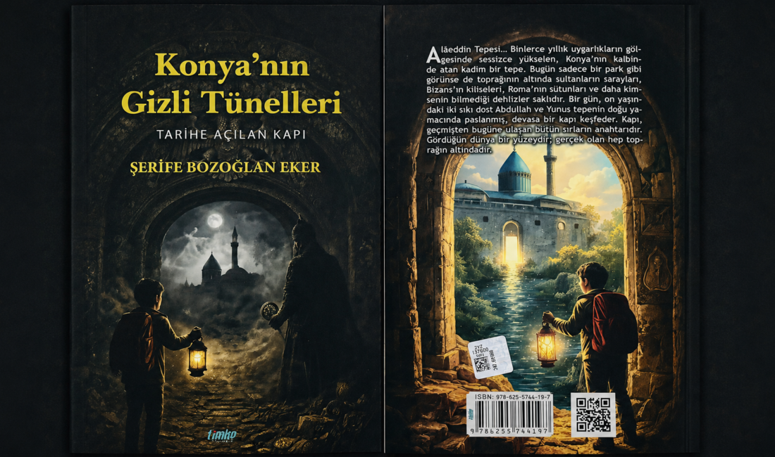 Şerife Bozoğlan Eker’in Çimke Yayınları etiketiyle çıkan “Konya’nın Gizli Tünelleri
