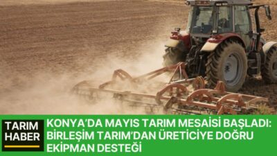 Konya ve Orta Anadolu’da mayıs ayıyla birlikte şeker pancarı bakımı,