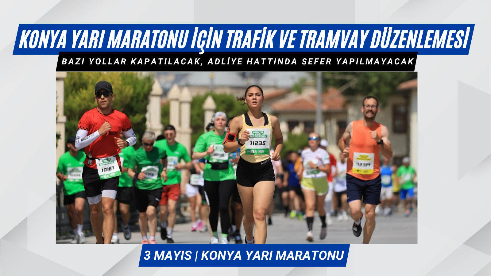 Konya’da 3 Mayıs Pazar günü koşulacak 2026 5. Uluslararası Konya