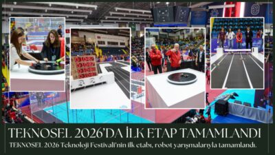 Selçuklu TEKNOSEL 2026 Teknoloji Festivali’nin ilk etabı, robot yarışmalarıyla tamamlandı.