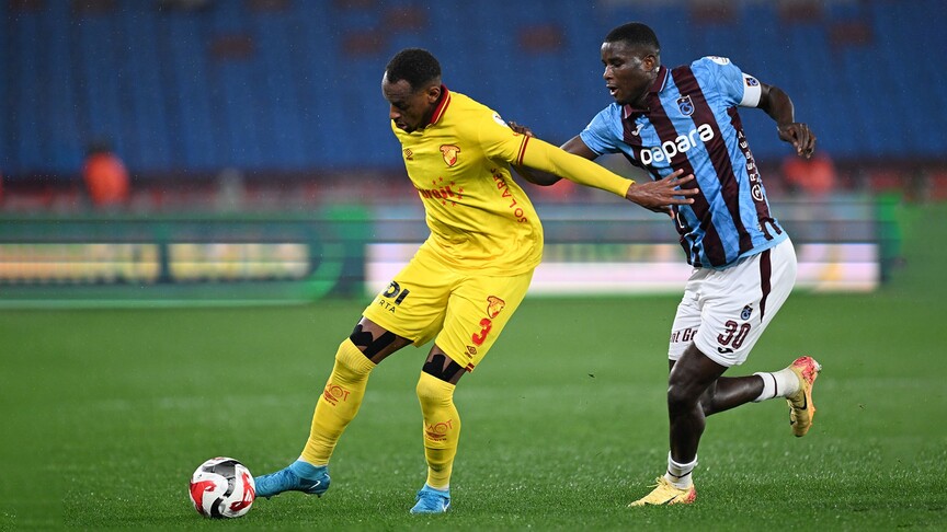 Trendyol Süper Lig’in 32. haftasında Trabzonspor, sahasında Göztepe ile 1-1