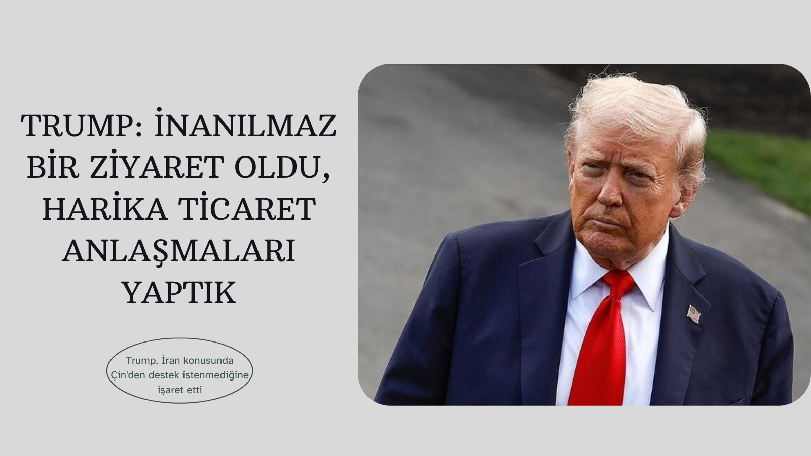 ABD Başkanı Donald Trump, ziyareti “tarihi” ve “dönüm noktası” olarak