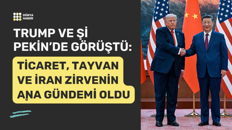 ABD Başkanı Donald Trump ile Çin Devlet Başkanı Şi Cinping,
