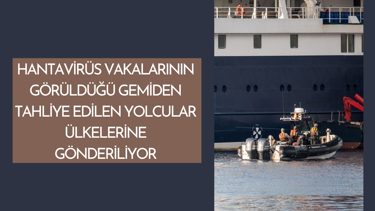İspanya’nın Tenerife kentinde demirleyen MV Hondius gemisindeki yolcu ve mürettebatın