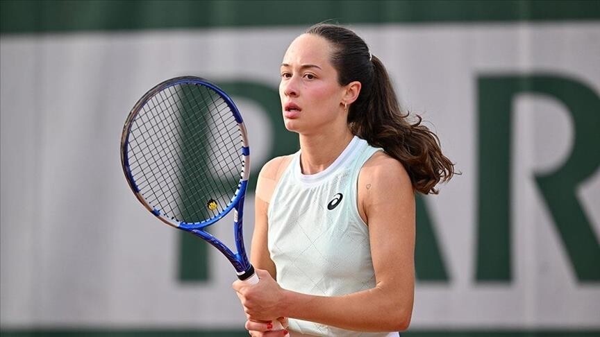 Milli tenisçi Zeynep Sönmez, Roland Garros çiftler ikinci turunda yaşadığı
