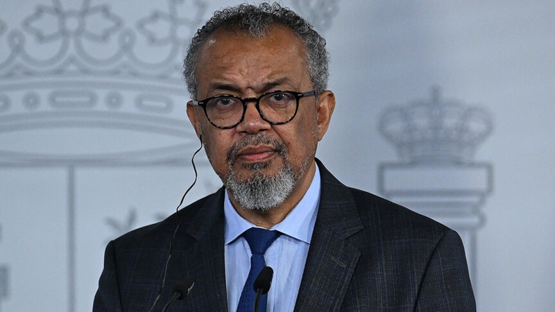 Dünya Sağlık Örgütü (DSÖ) Genel Direktörü Tedros Adhanom Ghebreyesus, yaklaşık